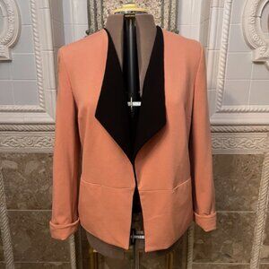 Nine West. Size 14 Jacket. Melon Color. Lined. Flip Sleeve. Open Front. WTC